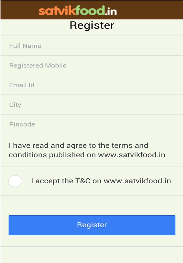 SatvikFood screenshot 3