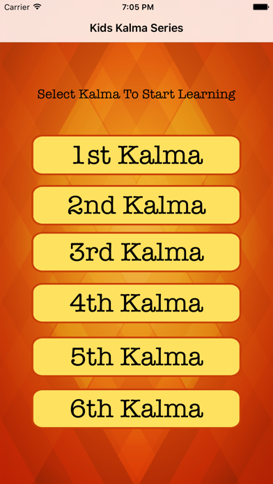 How to cancel & delete 6 Kalma of Islam from iphone & ipad 1