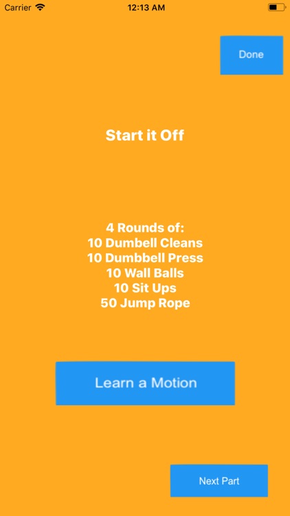 Extreme Workout Generator