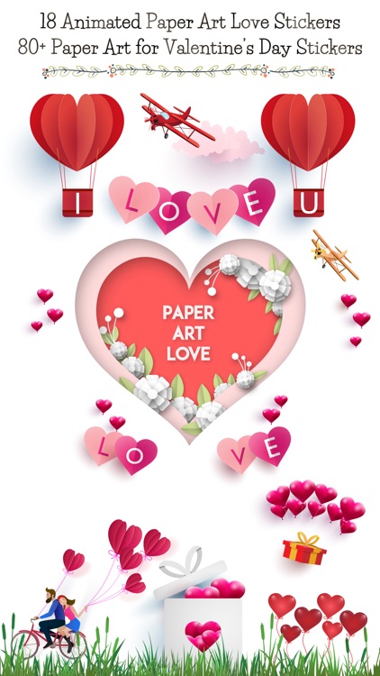 Animated Paper Art Love Pack