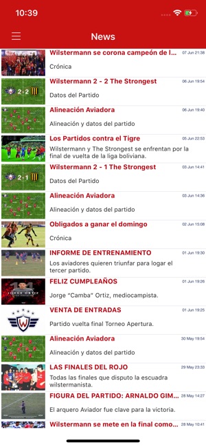 Wilstermann App(圖1)-速報App