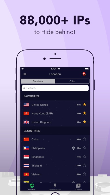 VPN for iPhone by PureVPN screenshot-4