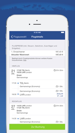 Ab in den Urlaub: Flüge buchen(圖4)-速報App