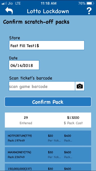 Lotto Lockdown screenshot 2