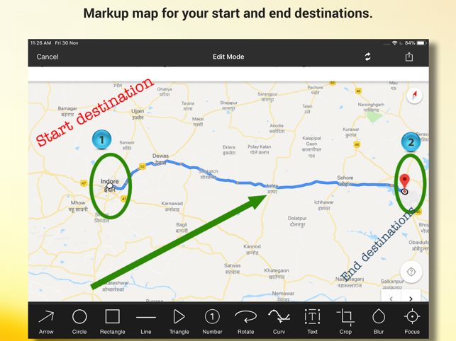 Snap Markup - Captura de tela da ferramenta de anotação