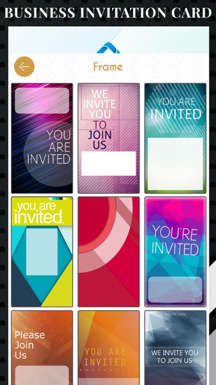 Business Invitation Cards HD screenshot-3