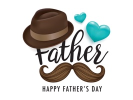 Fully animated hand crafted Father's Day stickers ready to be used with your iMessage texts