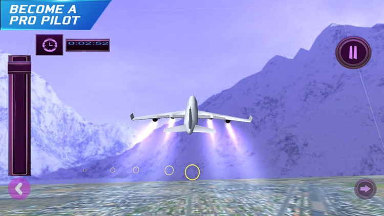 Airplane Flight : 3D Planet screenshot-3