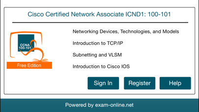 How to cancel & delete CCNA 100-101 Exam Online Lite from iphone & ipad 1