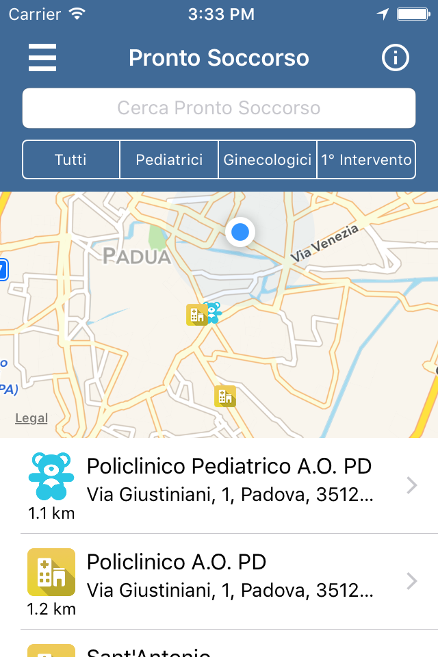 Info pronto soccorso