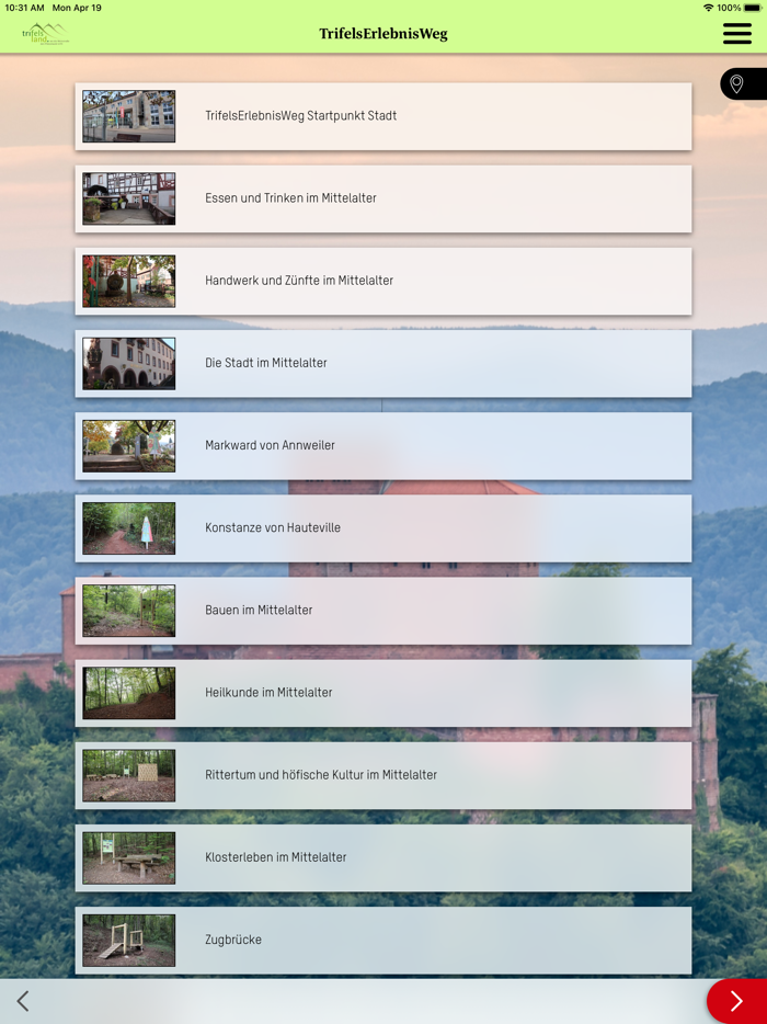 SÜW Erlebnis, Pfalz