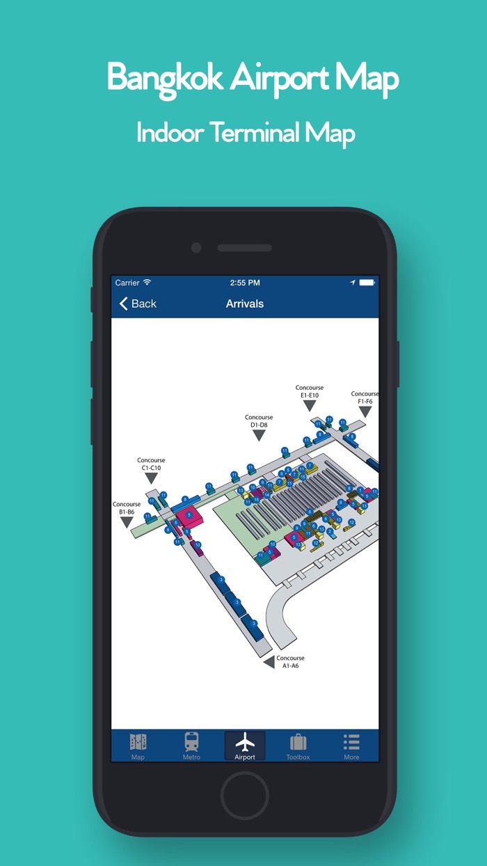 Bangkok Offline Map, Metro