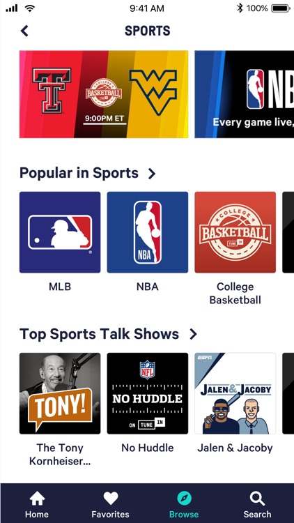 TuneIn: Radio, NFL & Podcasts screenshot-3