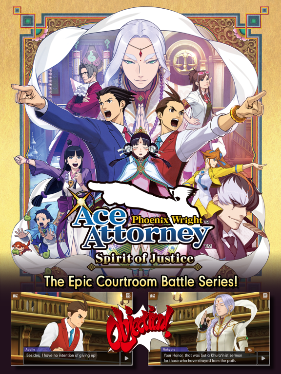 Ace Attorney Spirit of Justice на iPad