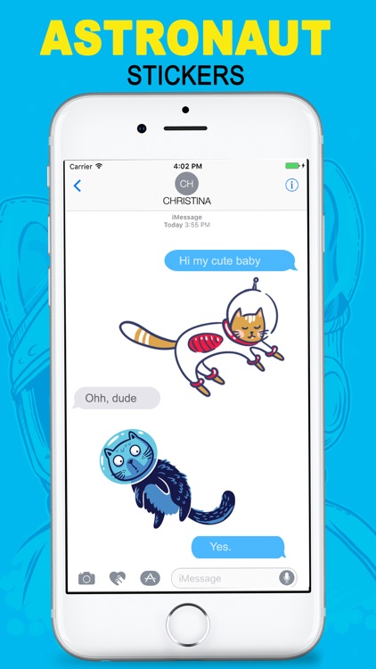 The Astronaut Love Stickers