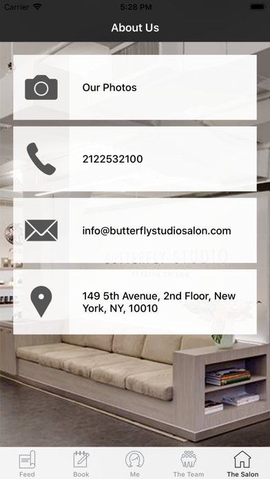 Butterfly Studio Salon NY screenshot 3