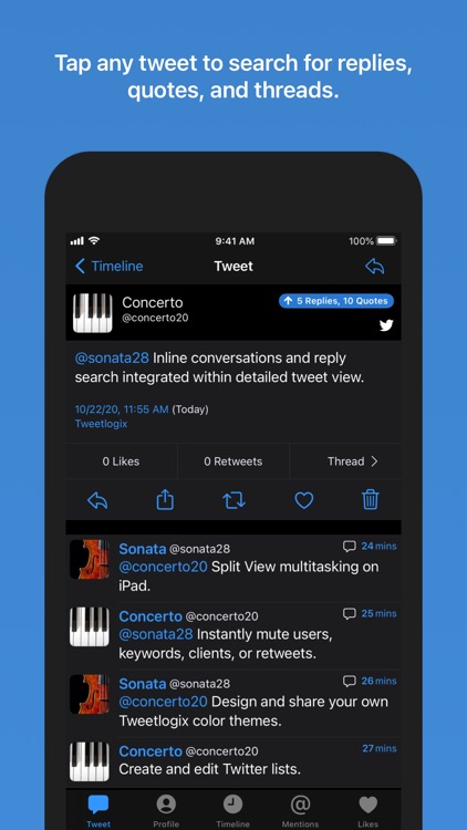 Tweetlogix for Twitter