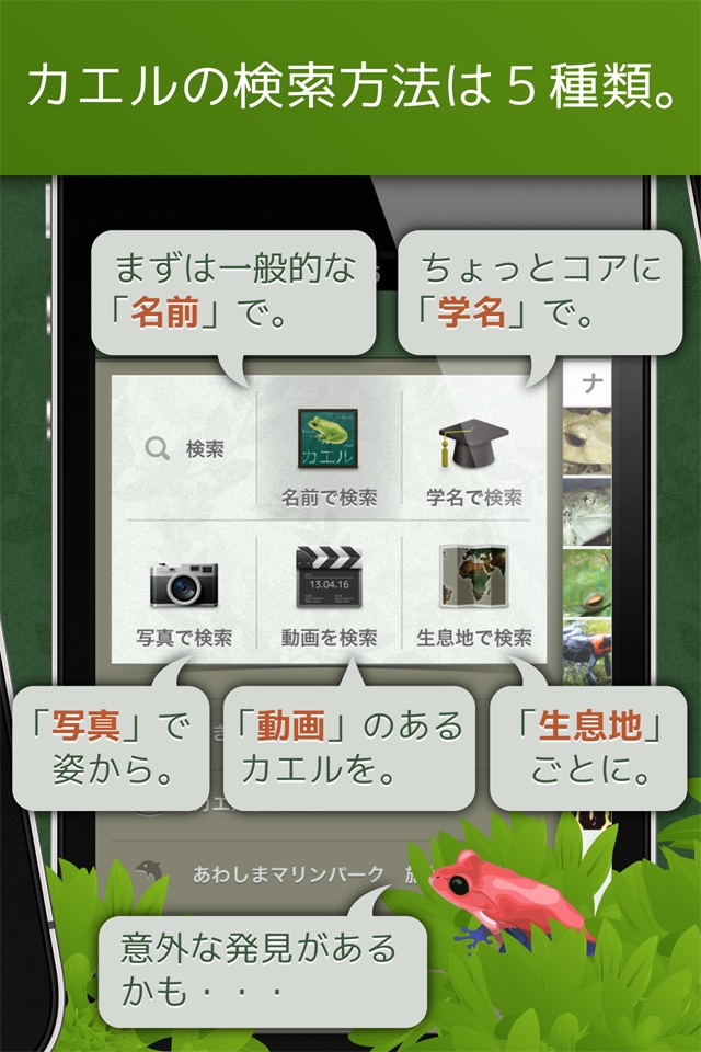 あわしま世界のカエル図鑑 screenshot 2