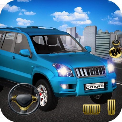 City Driving Jeep Parking icon