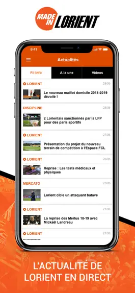 Game screenshot Foot Lorient mod apk