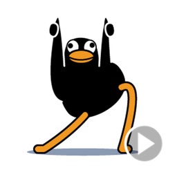 A Funny Duck Animated Stickers