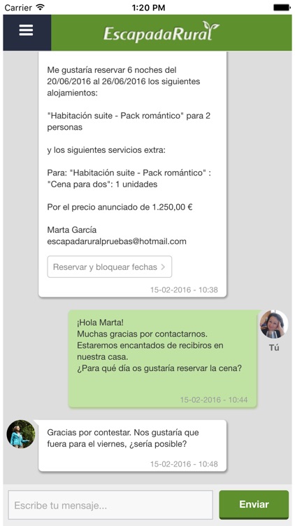 EscapadaRural Propietarios