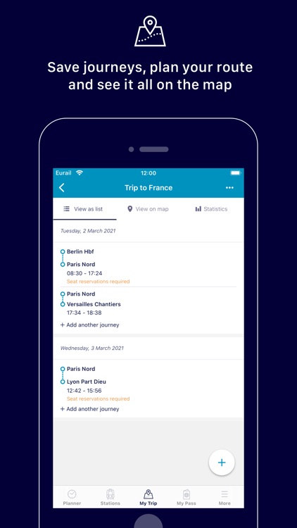 Eurail/Interrail Rail Planner By Eurail B.V.