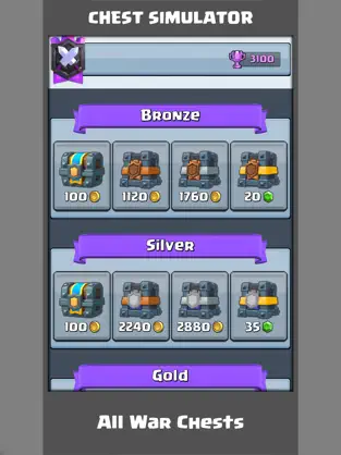 Captura 1 Chest Simu for Clash Royale iphone