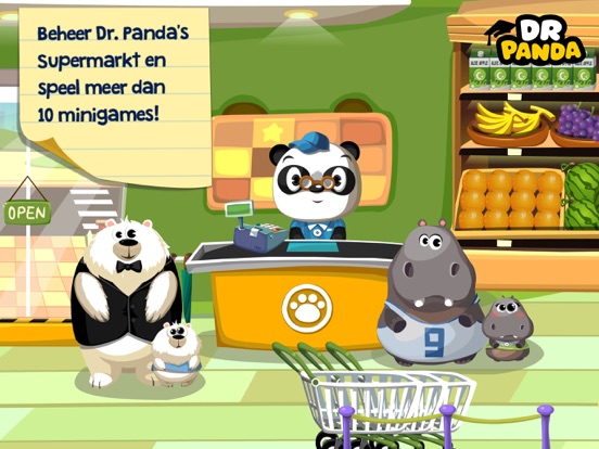 Dr. Panda Supermarkt iPad app afbeelding 1