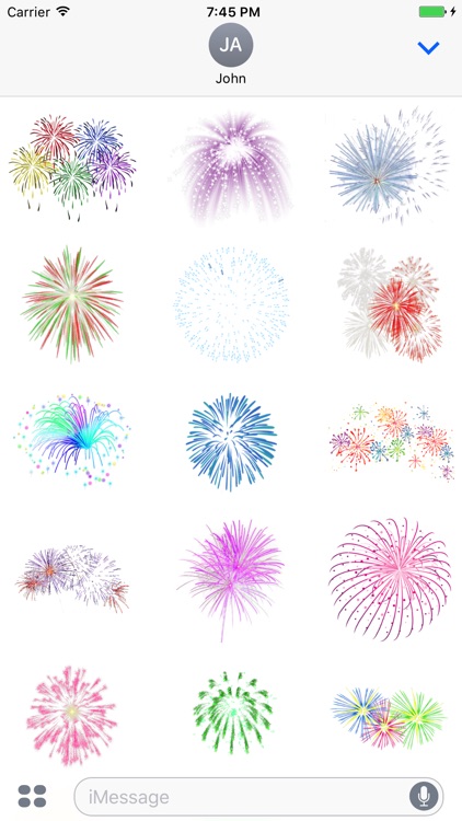 Fireworks Stickers Pack!