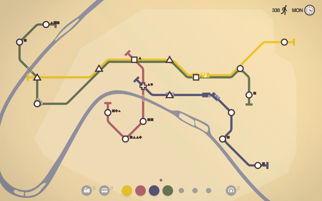 ‎Mini Metro+ Screenshot