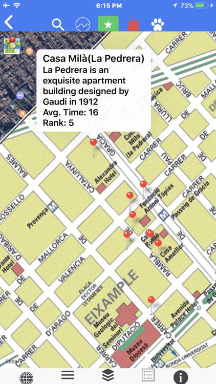 Barcelona Offline Sub Tour Map screenshot-3