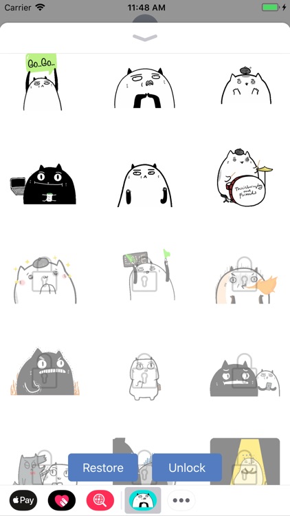 Crazy Fatty Cat Animated