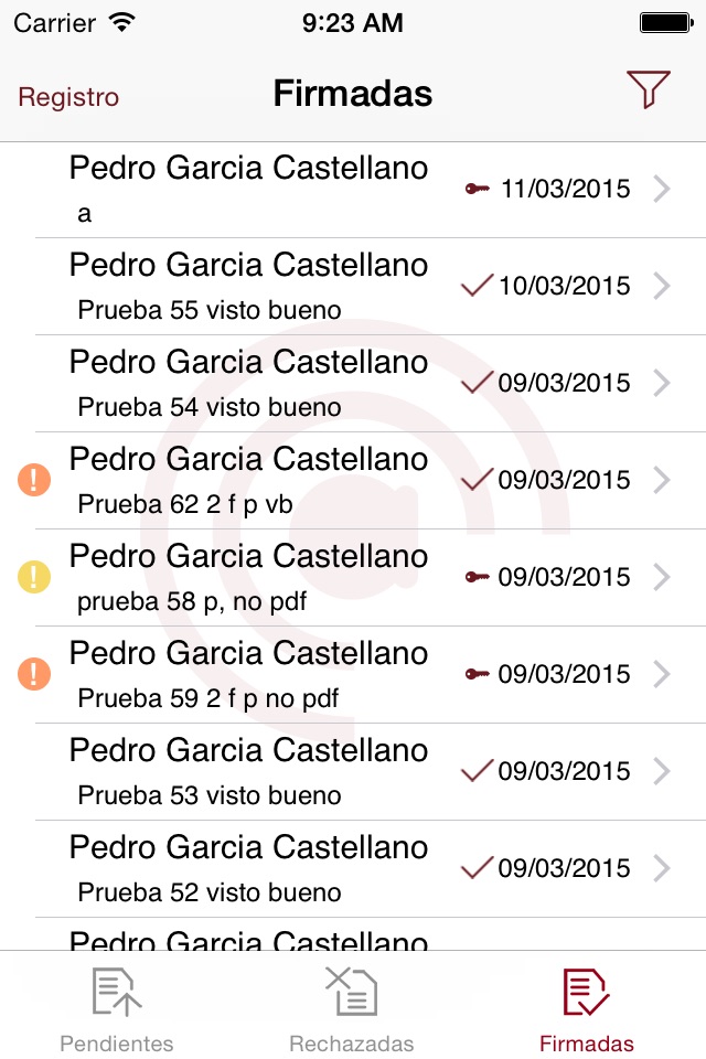 Mi Portafirmas screenshot 2