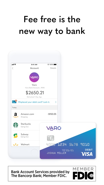 Varo Mobile Banking screenshot-0