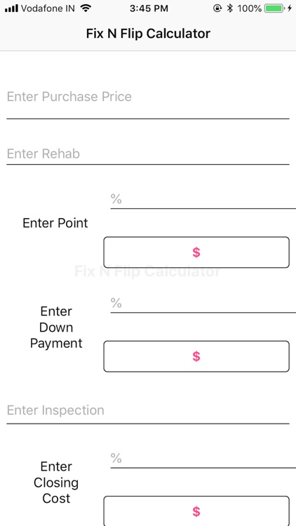 Fix & Flip Calculator