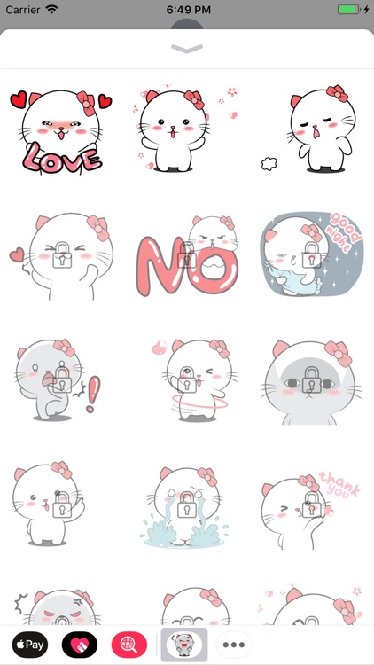 Funny Kitty Cutie Stickers