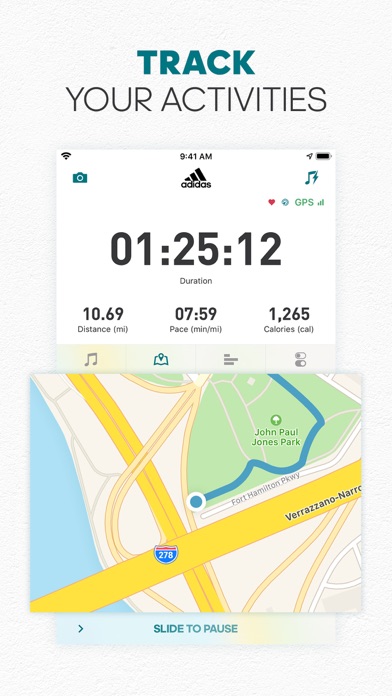 adidas Running App Runtastic screenshot