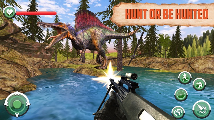 Jurassic Dinosaur Jungle Hunt