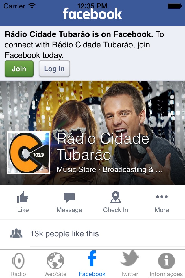 Rádio Cidade Tubarão FM screenshot 2