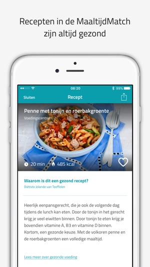 Actify MaaltijdMatch recepten(圖2)-速報App