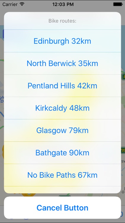 Edinburgh Cycling Map