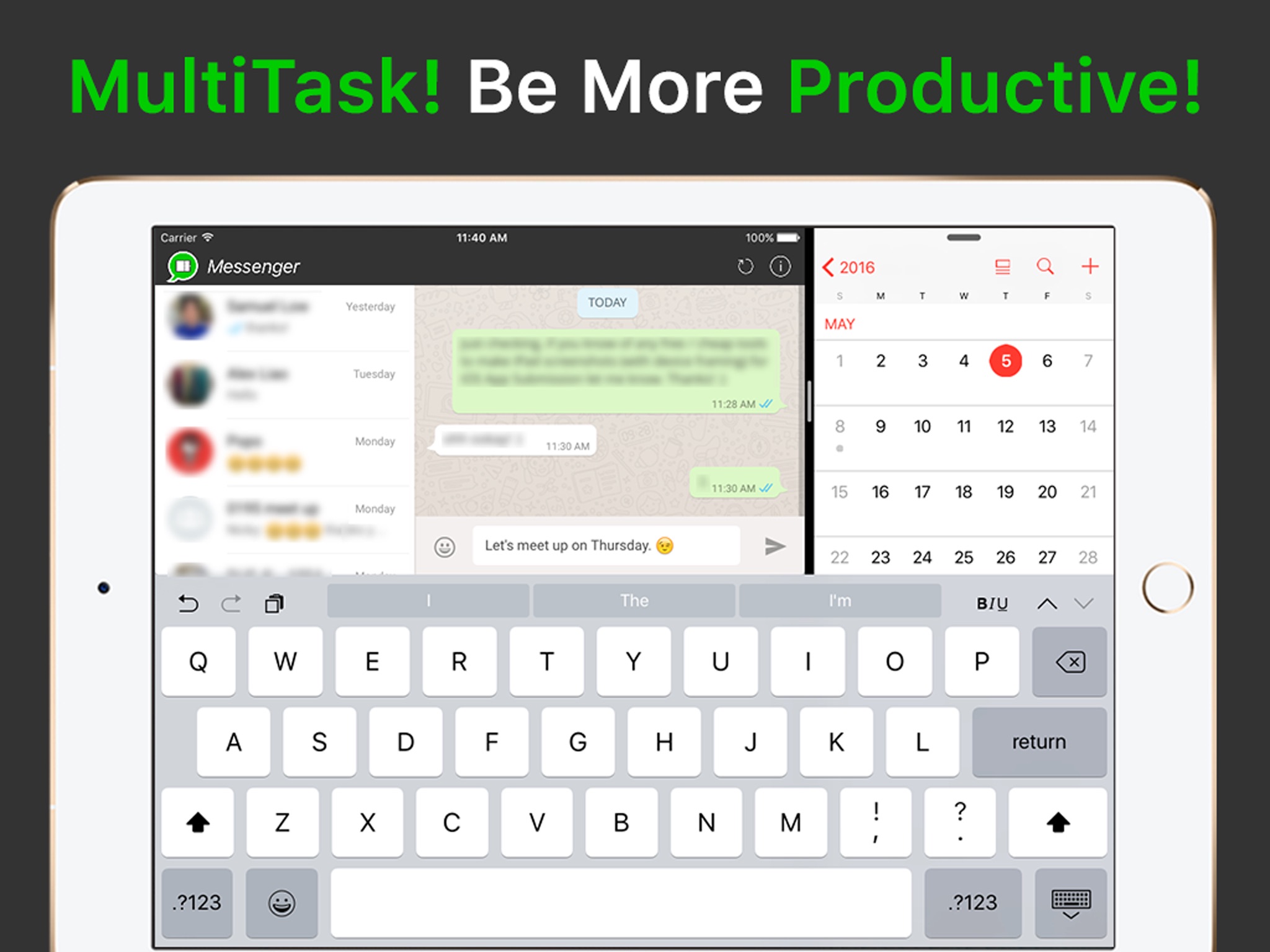 MultiTask Messenger screenshot 2