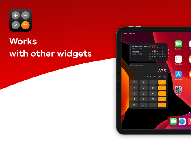 ‎Calculator Widget - WCalc Screenshot