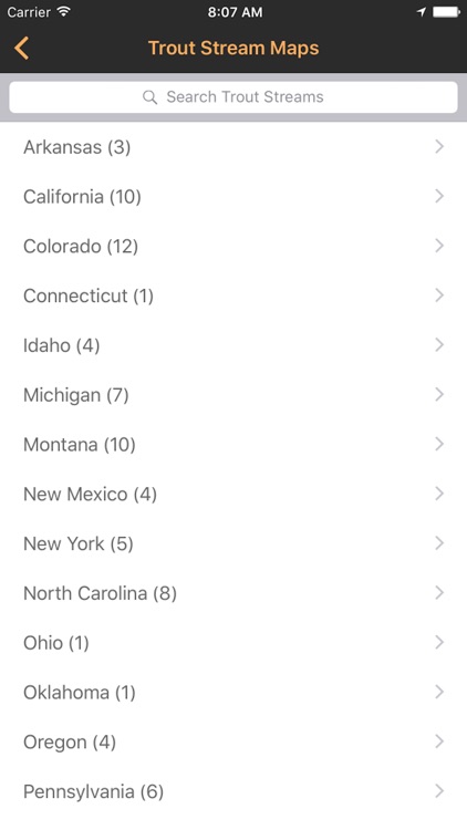Trout Stream GPS - Fly Fishing screenshot-4