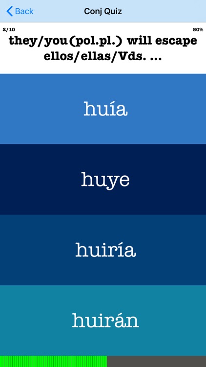 Spanish Verb Blitz