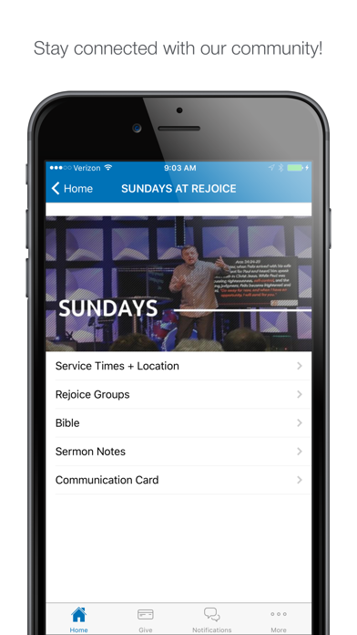 Rejoice Church App screenshot 2