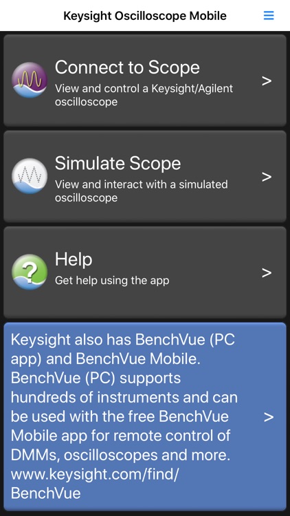 Keysight Oscilloscope Mobile