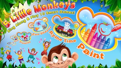 How to cancel & delete 5 Little Monkeys: Songs & More from iphone & ipad 1