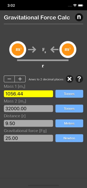 Gravitational Force Calculator(圖4)-速報App